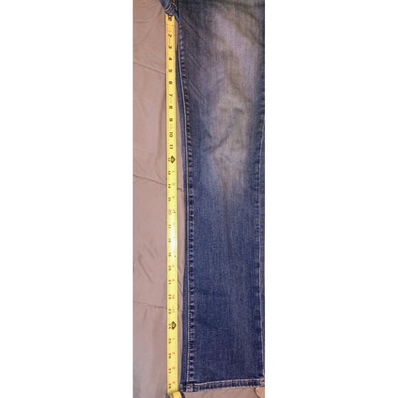Eddie Bauer Jeans Women 6 Blue Denim Slightly Curvy Slim Straight Leg Stretch - Picture 7 of 8